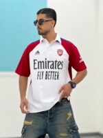 تیشرت یقه دار طرح کیت ارسنال T00004 - Image 5