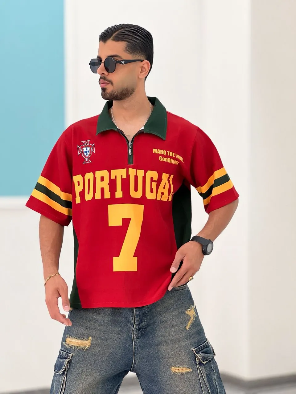 converted (14) تیشرت مازراتی نیم زیپ T00010 - Image 1