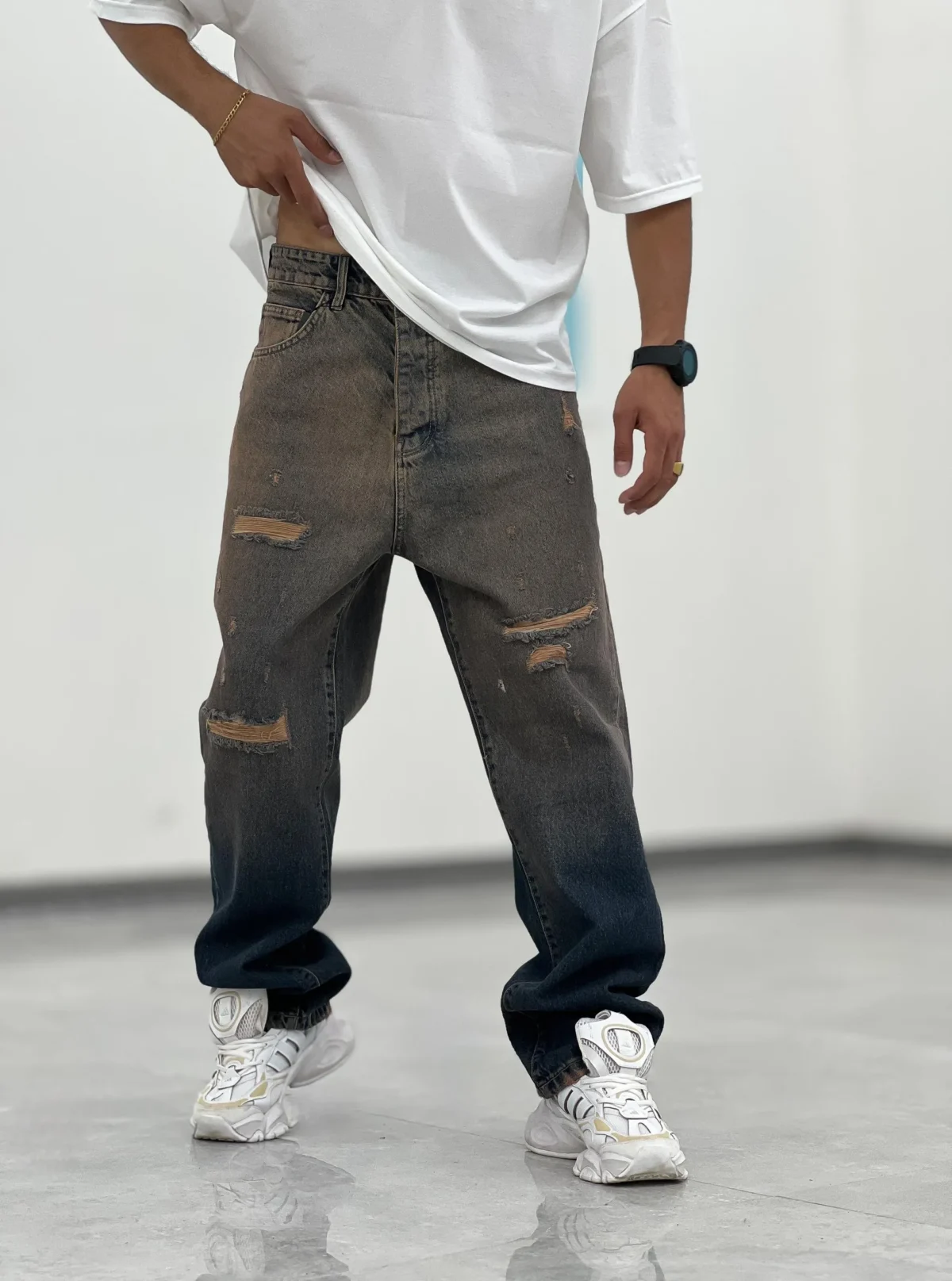 شلوارجین بگ استایل SH00008 - Image 3