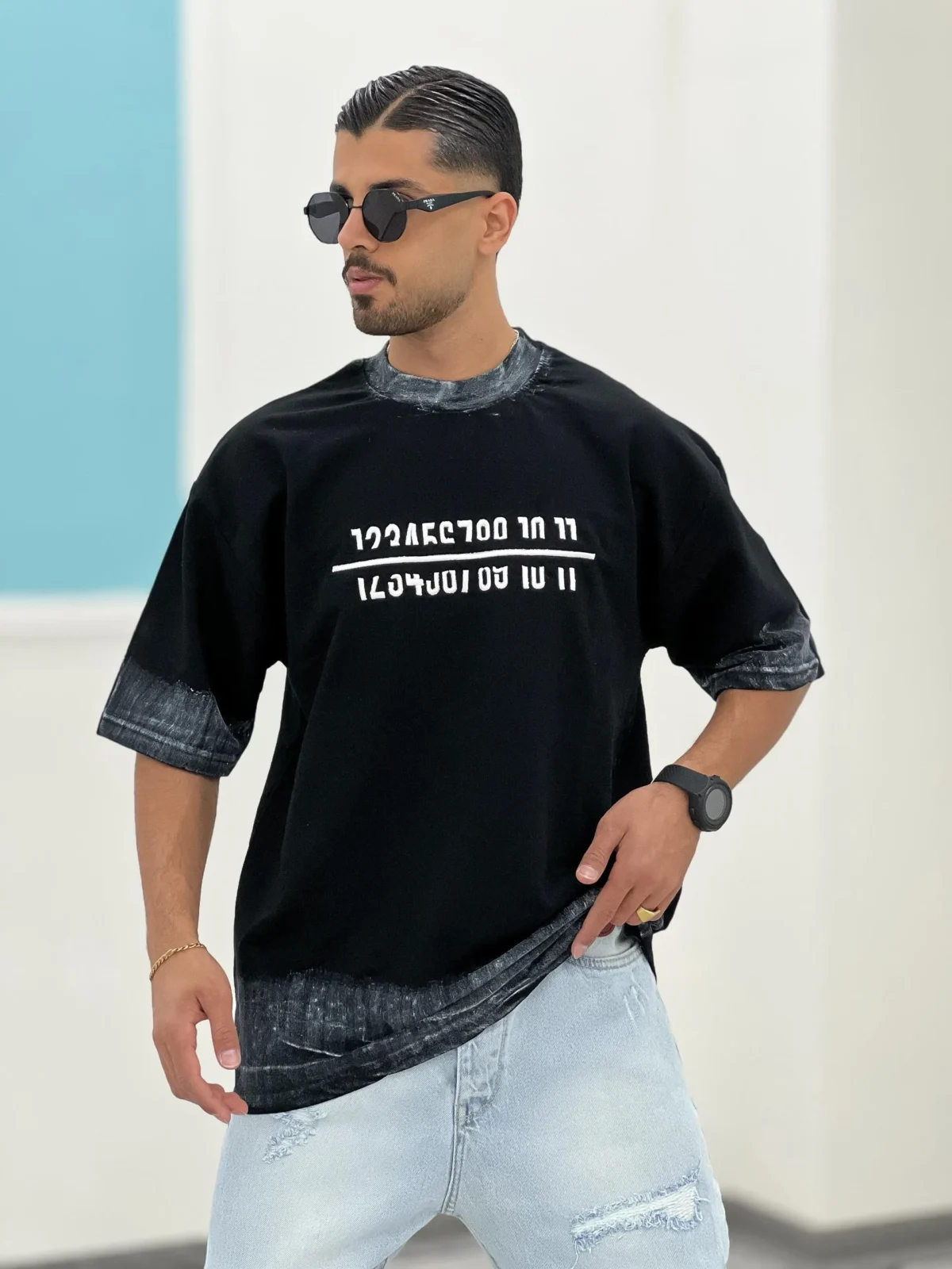 تیشرت باکسی T00012 - Image 6