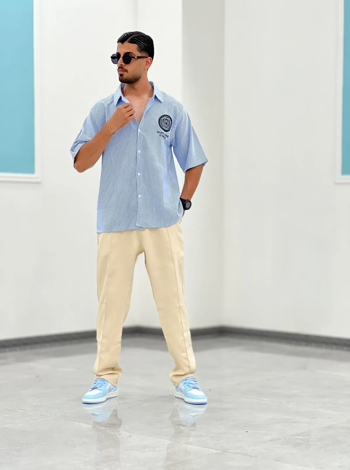 پیراهن استین کوتاه P00009 - Image 9