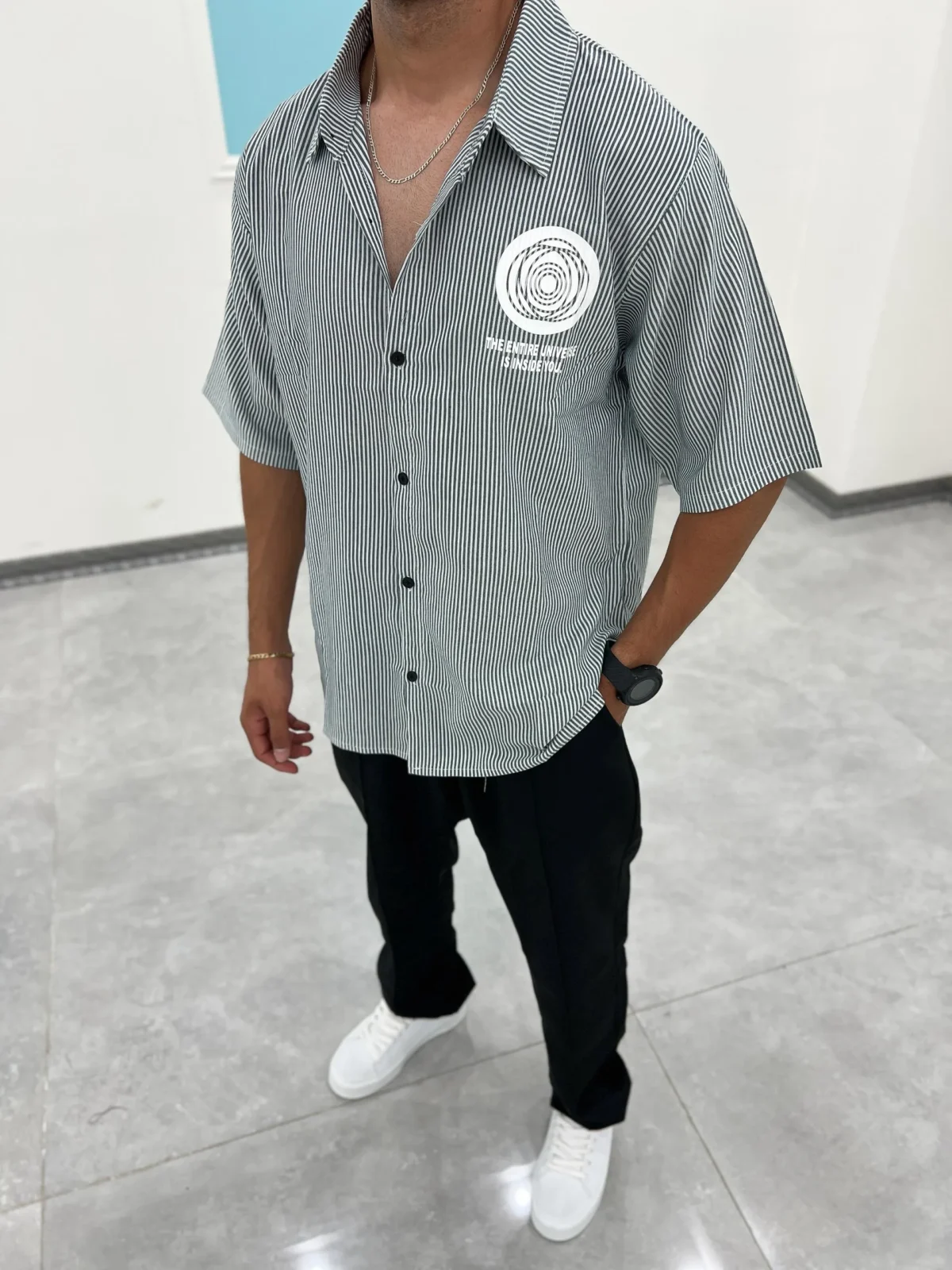 پیراهن استین کوتاه P00009 - Image 8