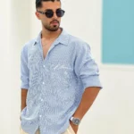 پیراهن راه راه P00007