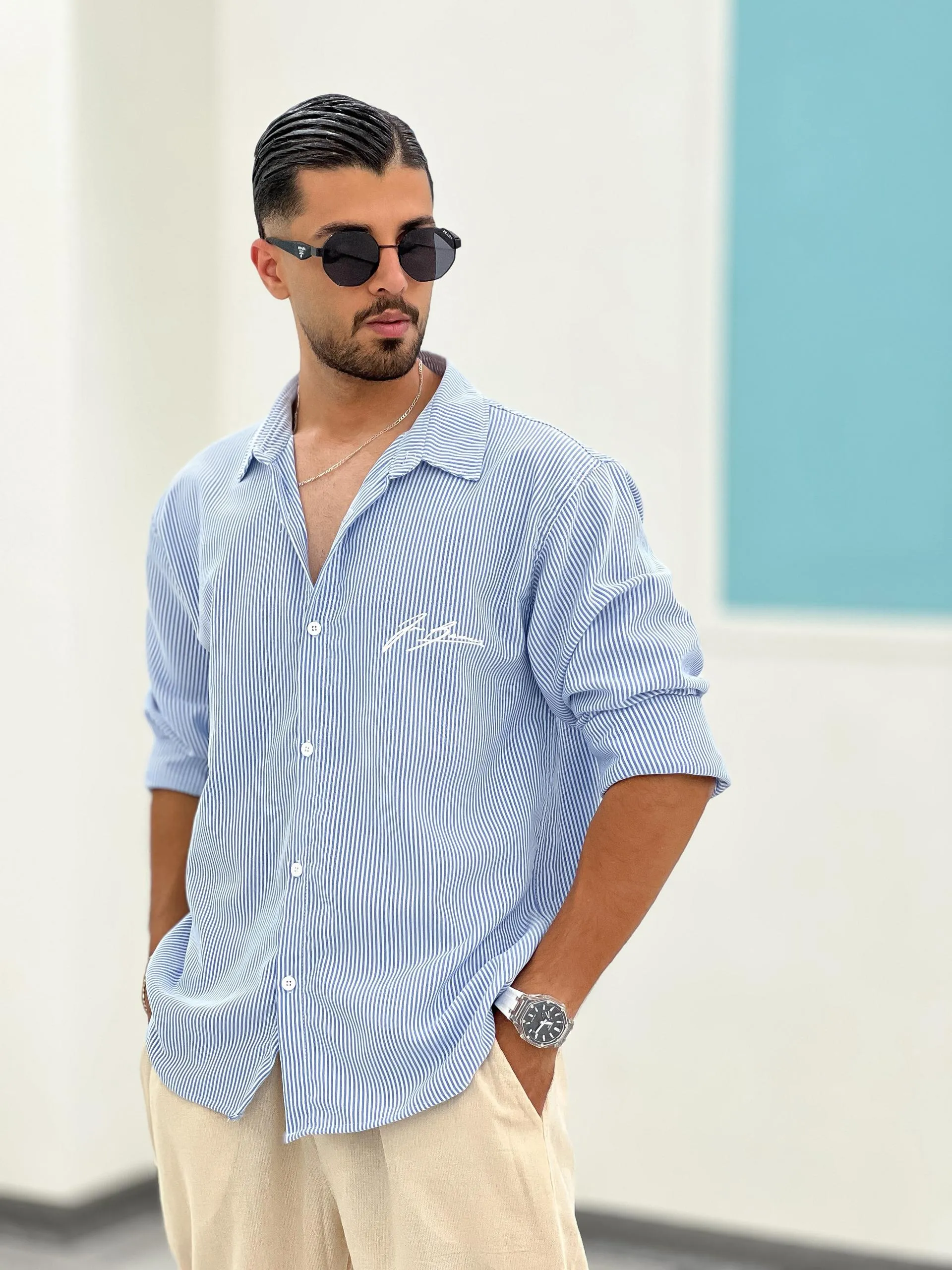 converted (2) پیراهن راه راه P00007 - Image 1