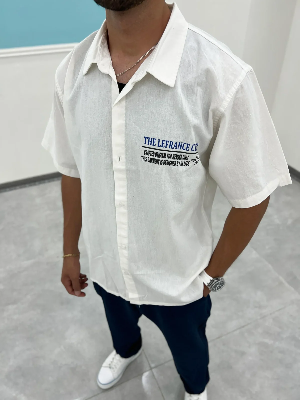 پیراهن لینن P00008 - Image 12