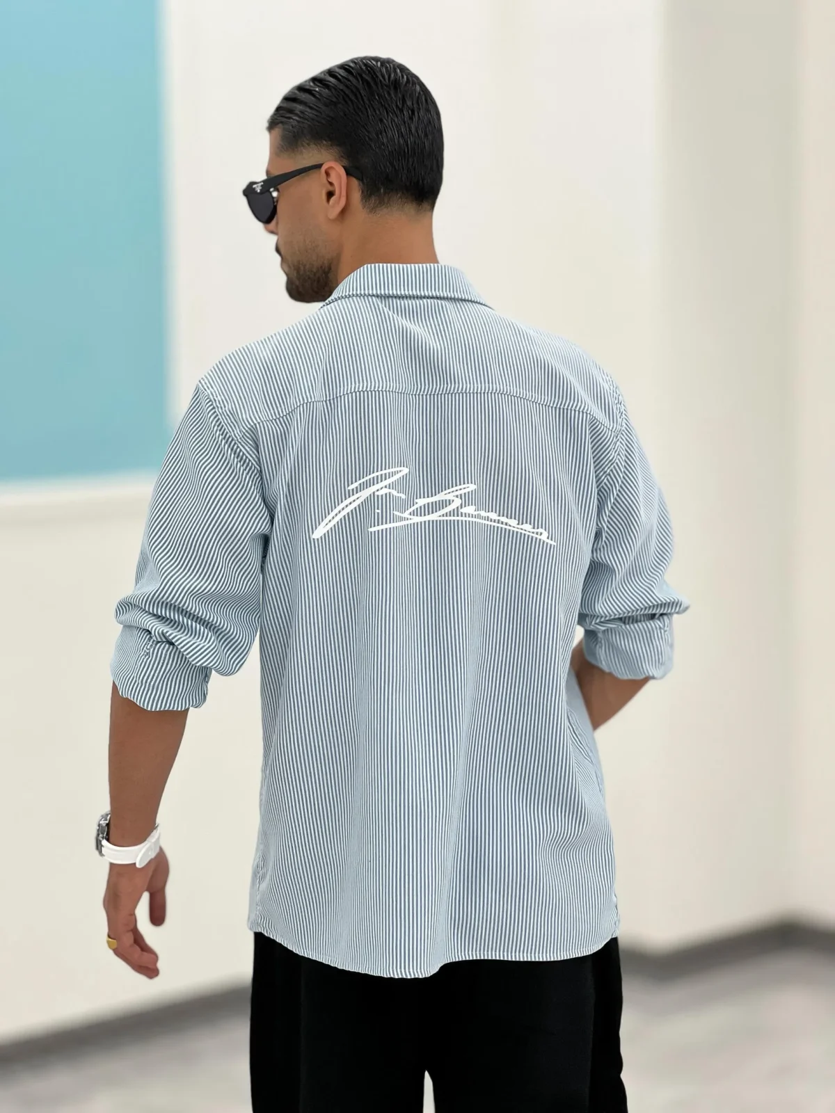 پیراهن راه راه P00007 - Image 10