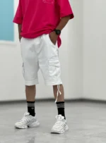 شلوارک کتان کارگو Sh00019