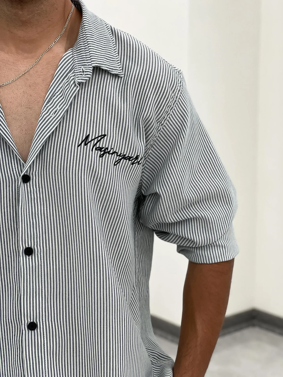 پیراهن راه راه P00007 - Image 9