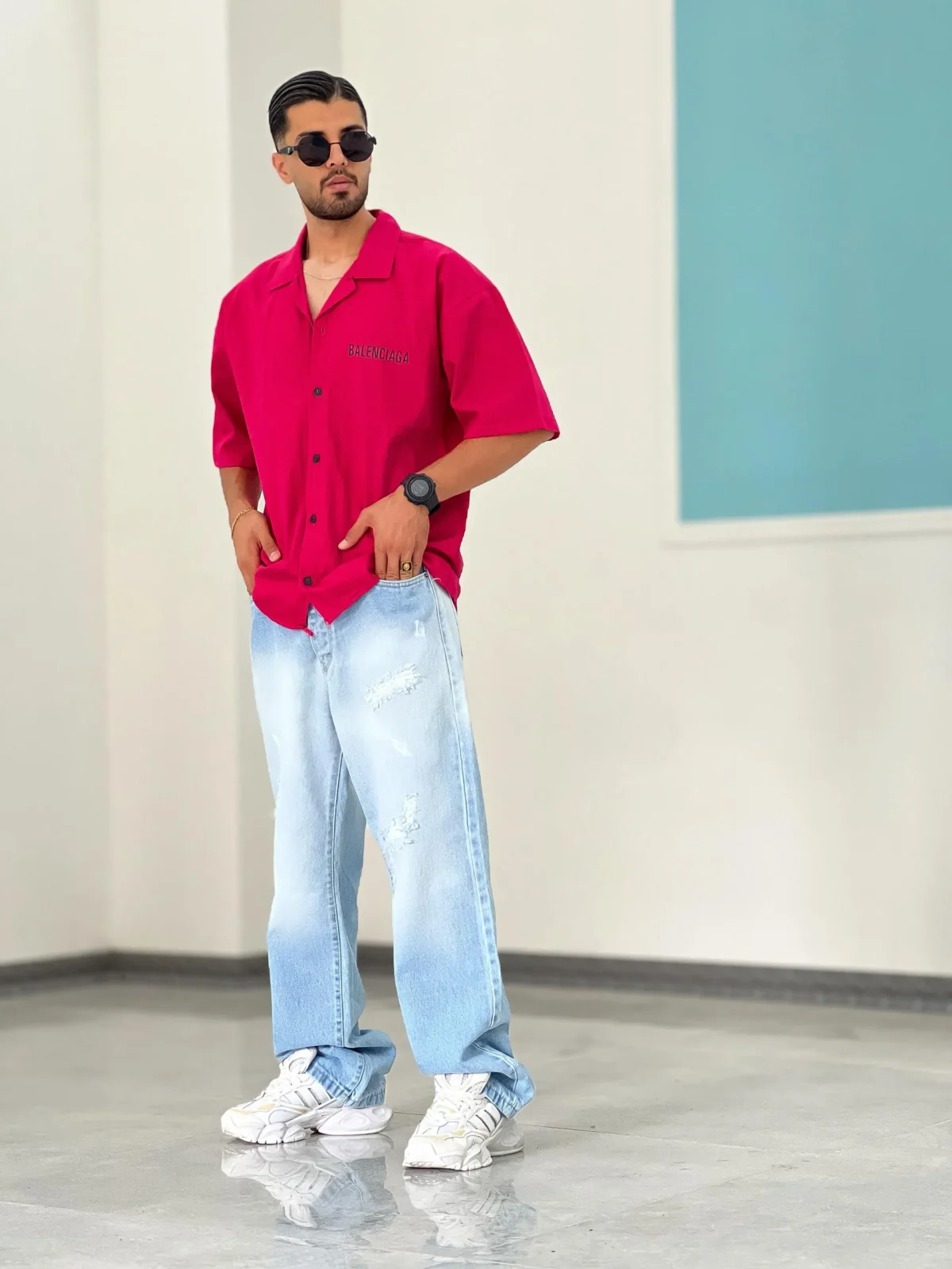 پیراهن کتان P00011 - Image 2