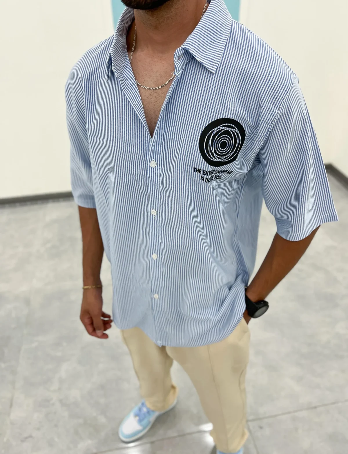 پیراهن استین کوتاه P00009 - Image 6