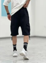 شلوارک کتان کارگو Sh00019 - Image 5