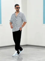 پیراهن راه راه P00007 - Image 4