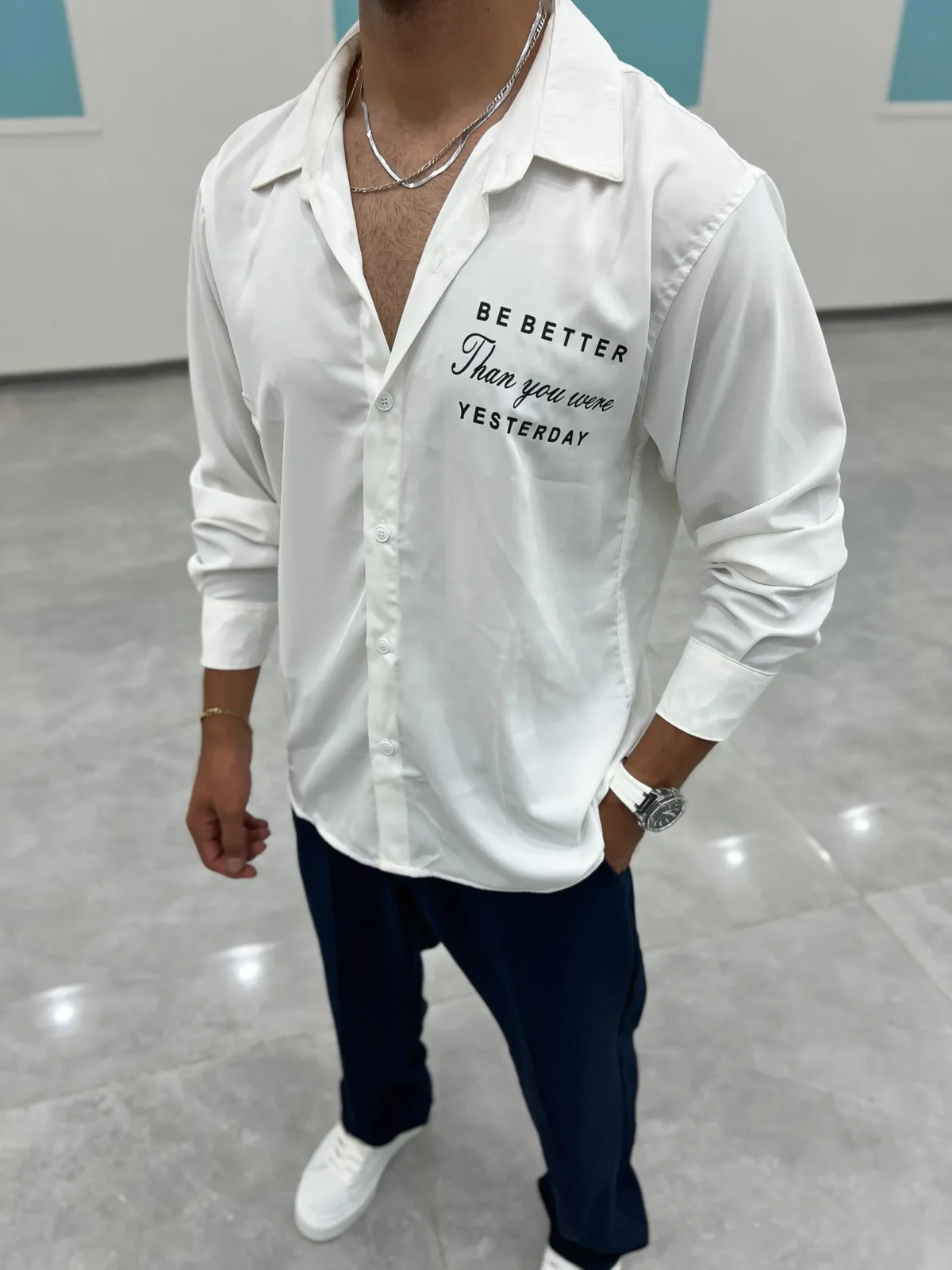 پیراهن استین بلند P00014 - Image 11