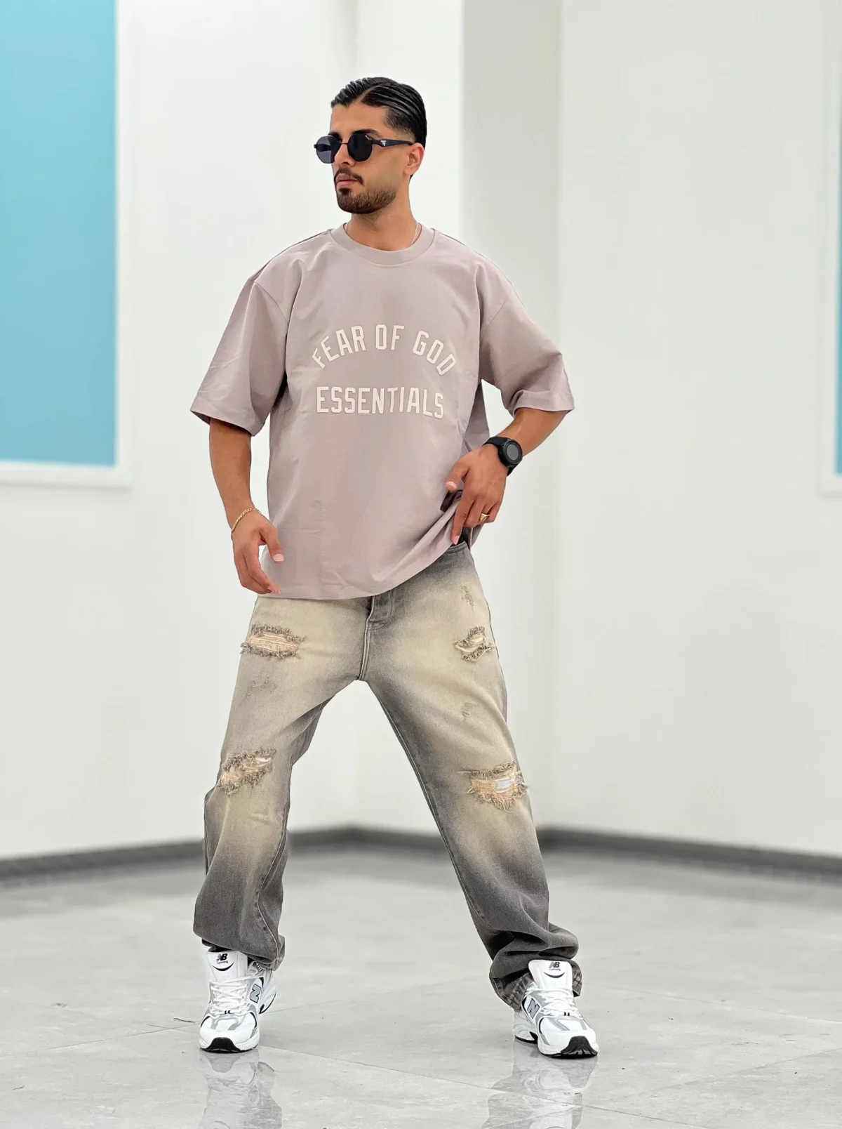 تیشرت باکسی T00026 - Image 11