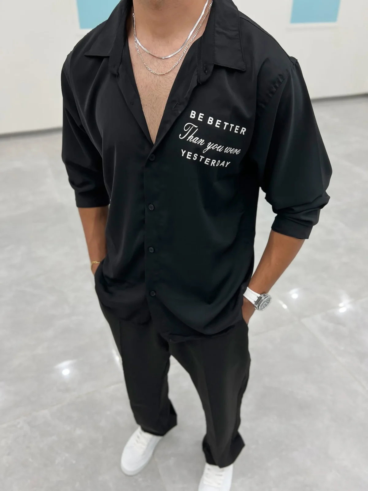 پیراهن استین بلند P00014 - Image 10