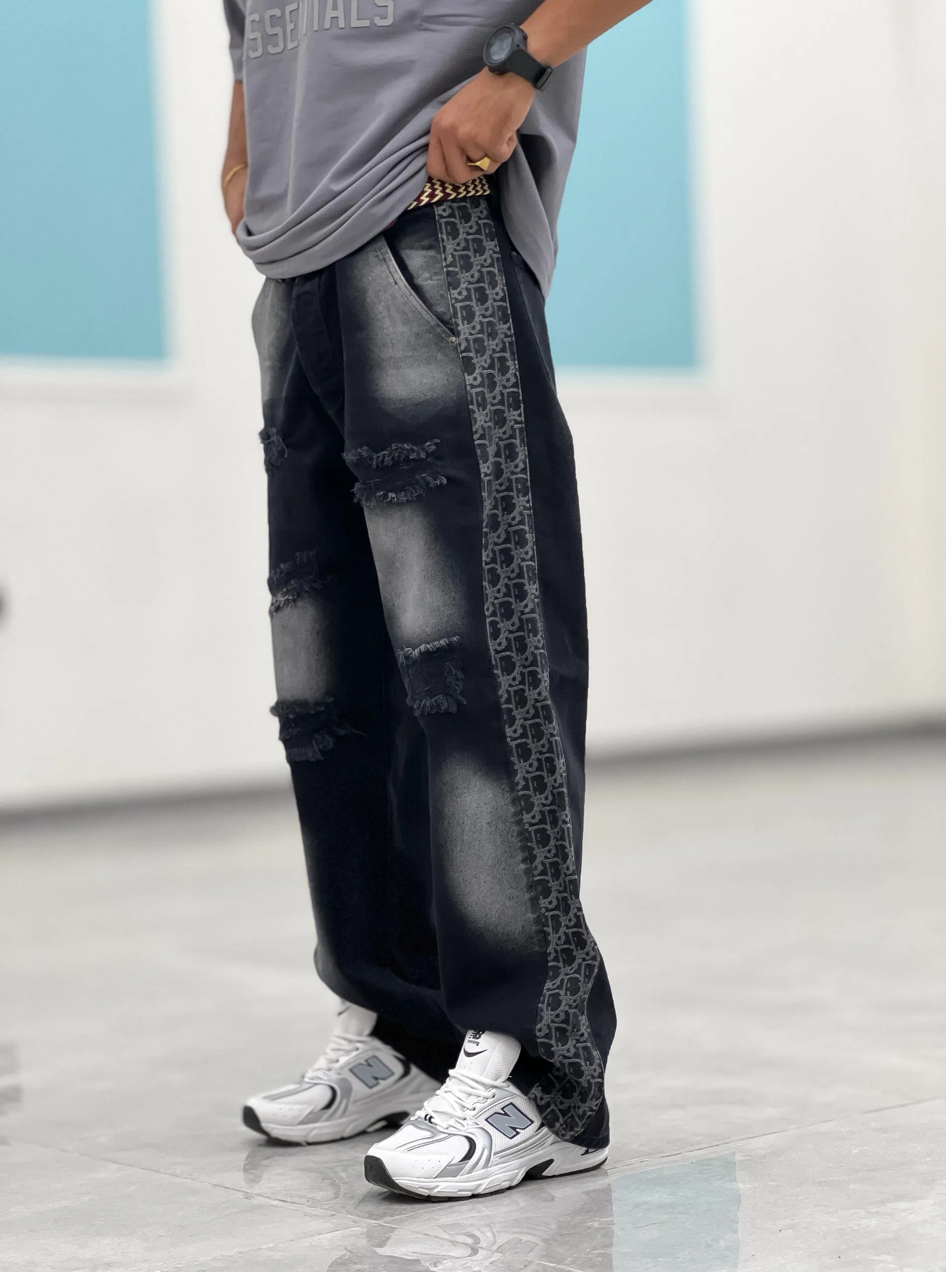 converted (4) شلوار جین بگ کاستوم SH00023 - Image 1