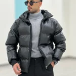 کاپشن چرم K0004